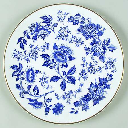 Avon Blue Cake Plate