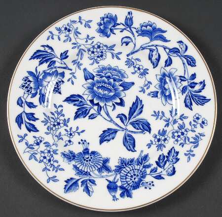 Avon Blue Salad Plate