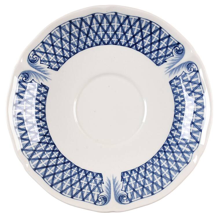 Avocado Blue Saucer