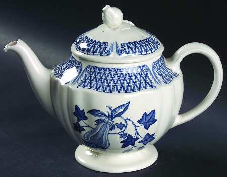Avocado Blue Teapot & Lid