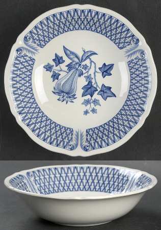 Avocado Blue Coupe Cereal Bowl
