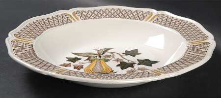 Avocado Yellow Large Rim Soup Bowl