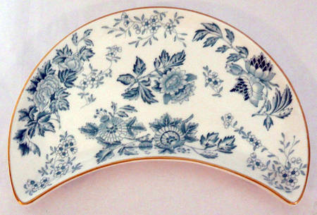 Avon Green Crescent Salad Plate