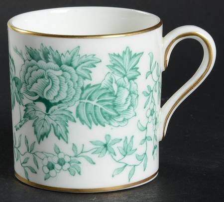 Avon Green Flat Demitasse Cup