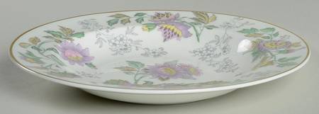 Avon Lavender Rim Soup Bowl