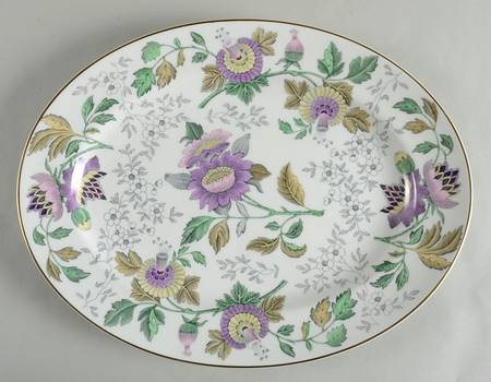 Avon Lavender 15" Oval Serving Platter
