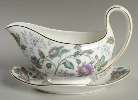 Avon Lavender Gravy Boat & Underplate