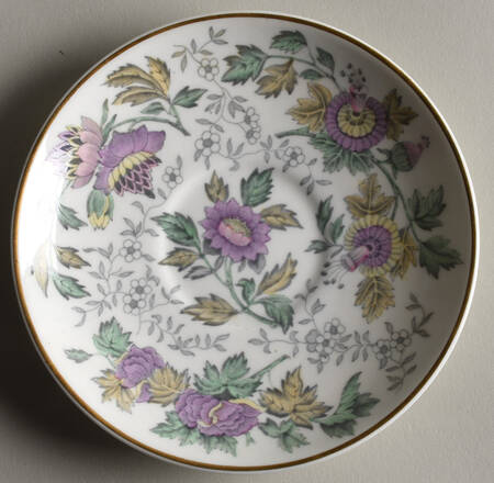 Avon Multicolor Saucer for Leigh Shape Footed Cup