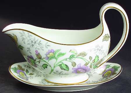 Avon Multicolor Gravy Boat & Underplate
