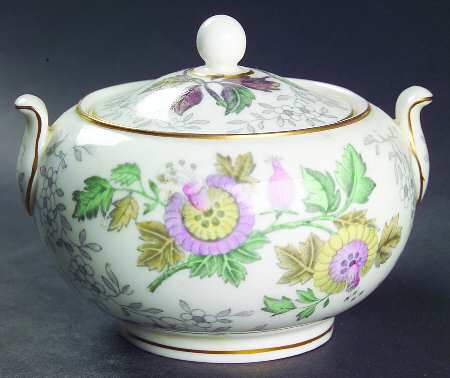 Avon Multicolor 146 Shape Sugar Bowl & Lid
