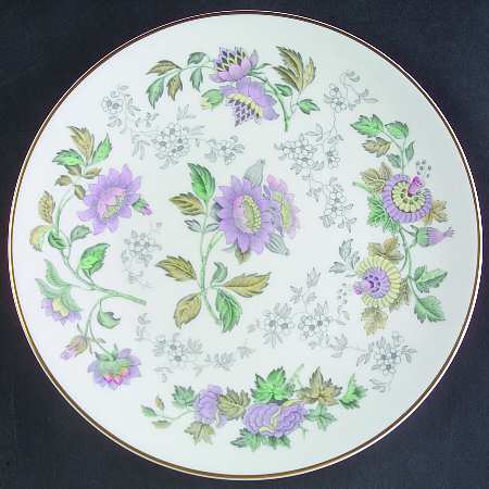 Avon Multicolor Cake Plate