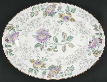 Avon Multicolor 13" Oval Serving Platter