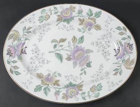Avon Multicolor 17" Oval Serving Platter