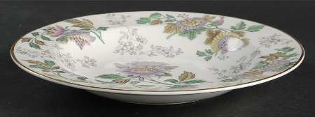 Avon Multicolor Large Rim Soup Bowl