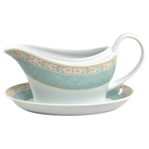 Aztec Gravy Boat & Underplate