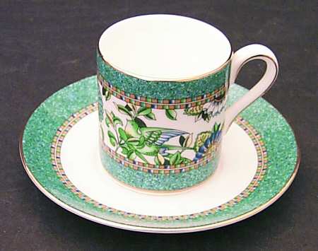 Babylon Bond Shape Demitasse Cup and Saucer Set