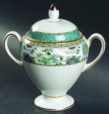 Babylon Globe Shape Sugar Bowl & Lid