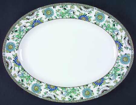 Babylon 15" Oval Serving Platter