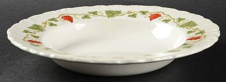 Bacchus Red Rim Soup Bowl