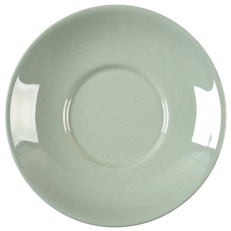 Barlaston Green Saucer for Bond Shape Demitasse Cup