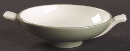 Barlaston Green Open Candy Dish