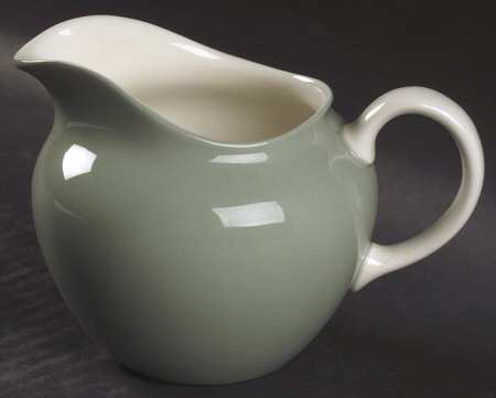 Barlaston Green Creamer