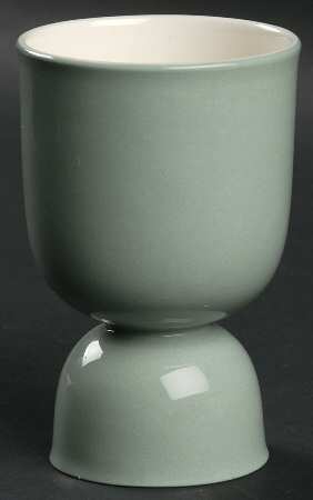 Barlaston Green Double Egg Cup