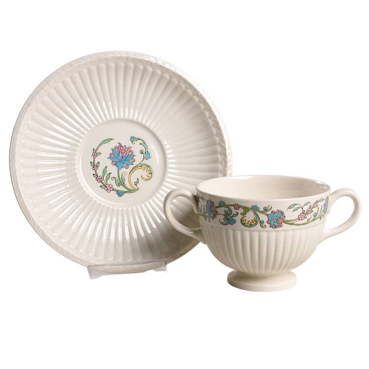 Banbury Footed Bouillon Cup & Saucer