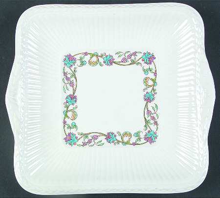 Banbury Square Handled Cake Plate