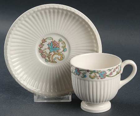 Banbury Footed Demitasse Cup & Saucer Set