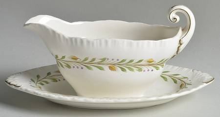 Barley Gravy Boat & Underplate
