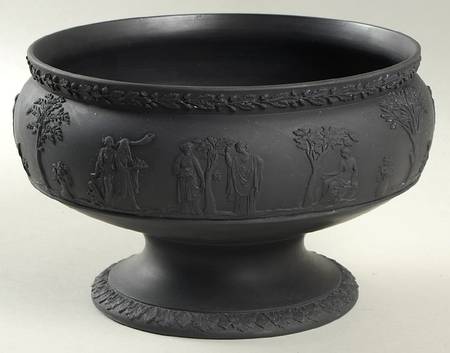 Basalt Black Round Footed Imperial Bowl