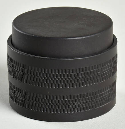 Basalt Black Mustard Pot & Lid