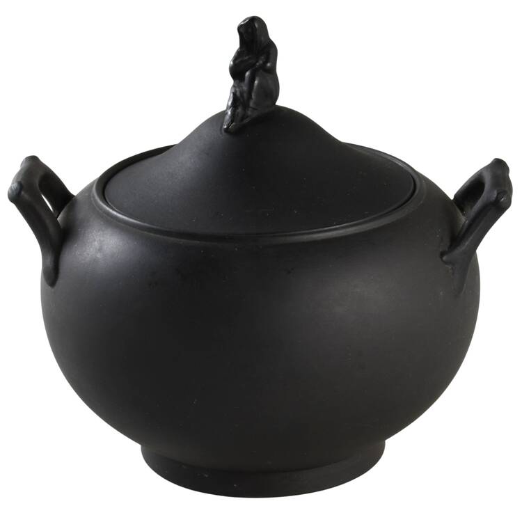 Basalt Black Sugar Bowl & Lid