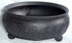 Basalt Black 5" Fern Dish