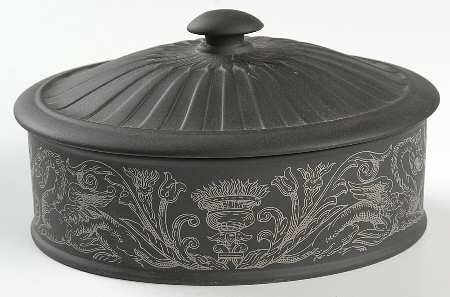 Basalt Black 6" Oval Box & Lid