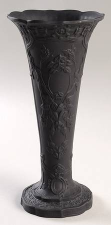 Basalt Black Elizabethan Vase