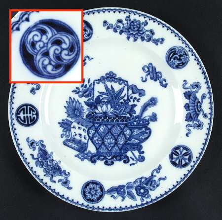 Basket (Flow Blue) by Wedgwood