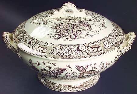 Beatrice Brown Tureen &  Lid