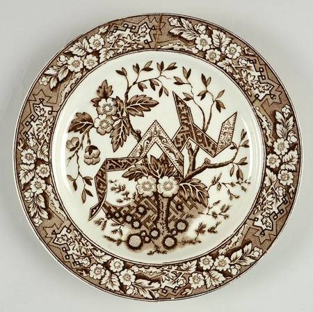 Beatrice Brown Salad Plate