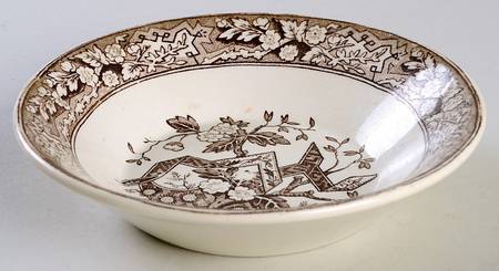 Beatrice Brown Fruit/Dessert (Sauce) Bowl