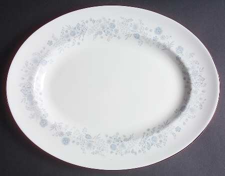 Belle Fleur 14" Oval Serving Platter