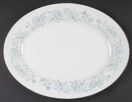 Belle Fleur 15" Oval Serving Platter