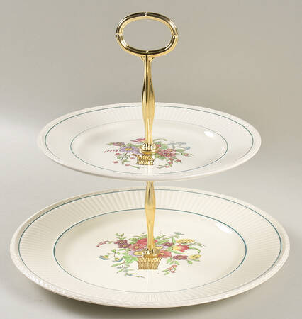 Belmar 6 5/8"-10"  2 Tiered Serving Tray (Dp, Sp) HC