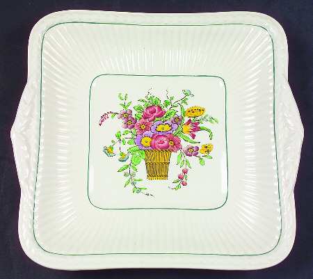 Belmar Square Handled Cake Plate