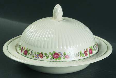 Round Covered Butter