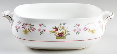 Bianca (Williamsburg Mark) Rectangular Vegetable Bowl No Lid