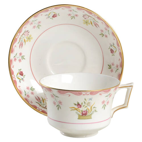 Bianca (Williamsburg Mark) Footed Cup & Saucer Set