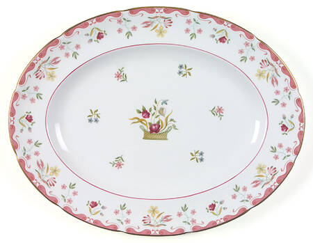 Bianca (Williamsburg Mark) 14" Oval Serving Platter
