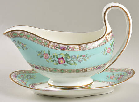 Bideford (X9415) Gravy Boat & Underplate